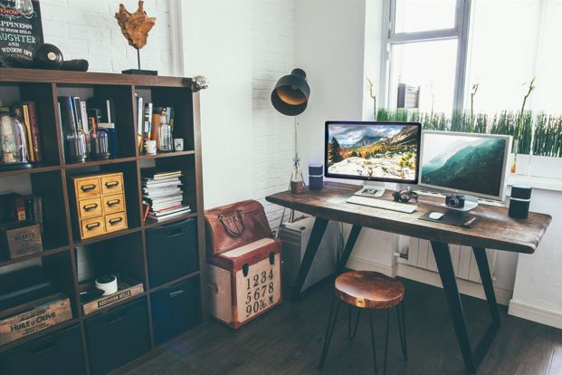 Professional organizing files on a laptop