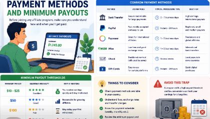 Illustration of a Nigerian freelancer reviewing dollar account options on a laptop, with bank and fintech app icons